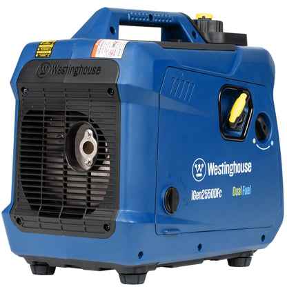 Westinghouse 2550 Peak Watt Super Quiet & Lightweight Portable Inverter Generator, RV Ready 30A Outlet, Gas Powered, Parallel Capable, Long Run Time,Blue