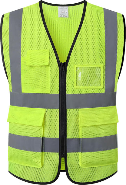 Reflective Safety Vest for Men Women Construction Vest ANSI Standard AP1