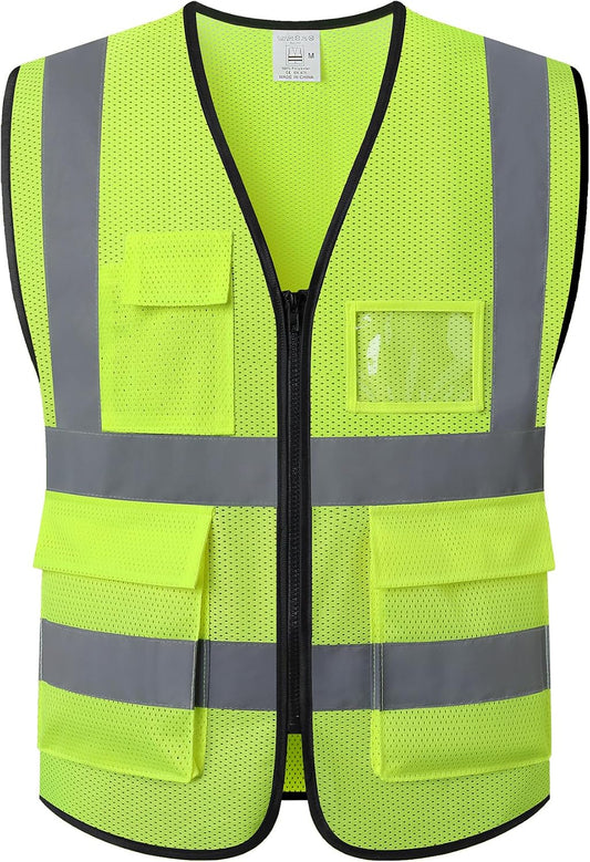 Reflective Safety Vest for Men Women Construction Vest ANSI Standard AP1