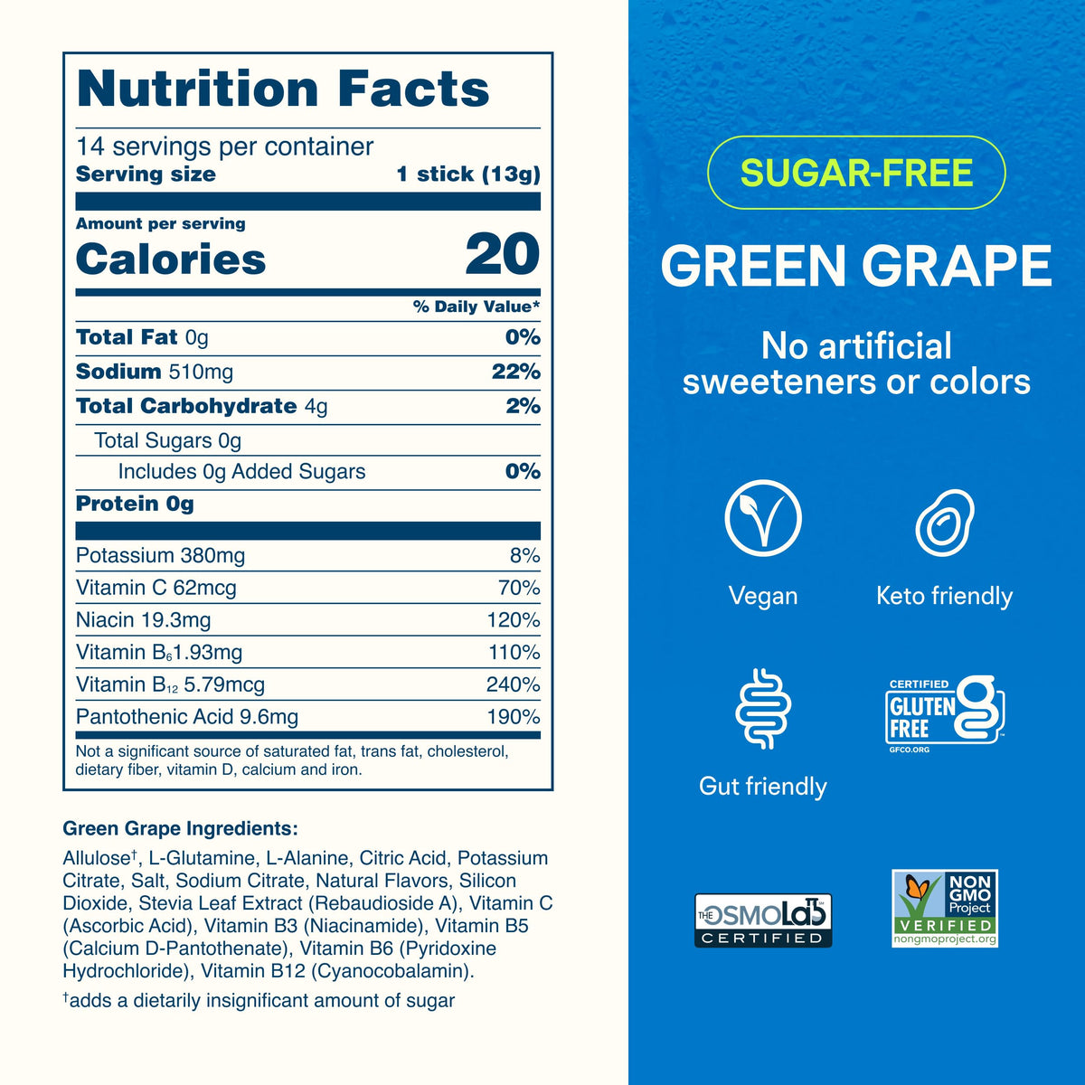 Liquid I.V. Sugar Free Electrolytes, Strawberry Watermelon, 14 Count