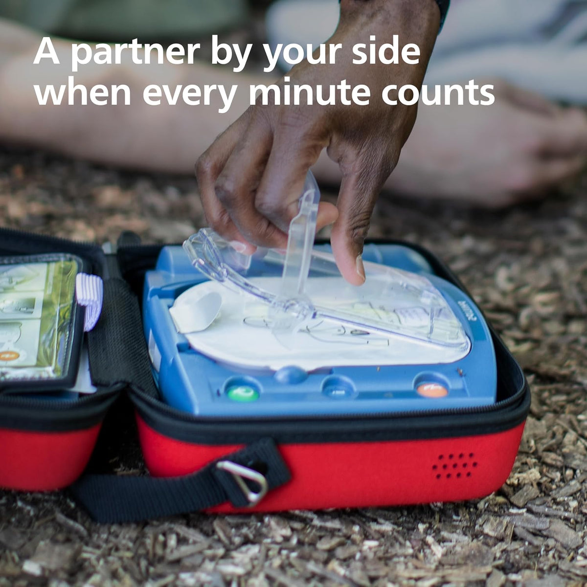 Philips HeartStart OnSite AED Defibrillator, Slim Carry Case M5066A-C02