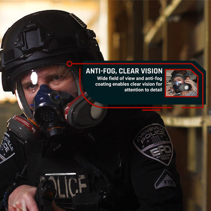 Parcil Distribution Full-Face Respirator and Filter Options