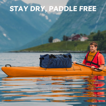 HEETA Waterproof Duffel Bag Motorcycle Dry Bag Backpack, 60L/80L Extra Large Rolltop Travel Duffle Bags with Straps & Handles for Kayaking Rafting Boating Canoeing Camping Gym Beach Cruise Ship