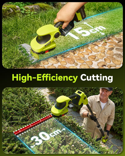 Mini Chainsaw Cordless, 8 Inch & 6 Inch Electric Chainsaw Battery Powered, 1000W Brushless Handheld Power Chain Saw with 2 Batteries, Small Tree Saw for Branch Trimming Wood Cutting
