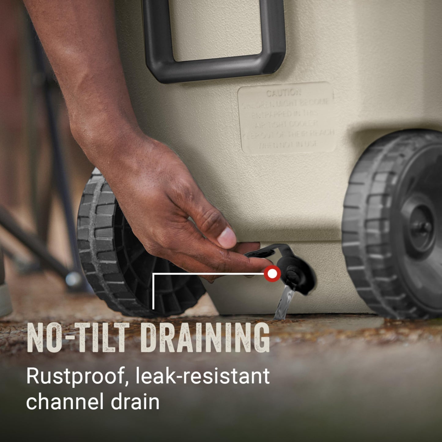 Coleman Classic Series Insulated Portable Rolling Cooler with Wheels, Leak-Resistant Outdoor Hard Cooler Keeps Ice up to 5 Days, 100-Quart