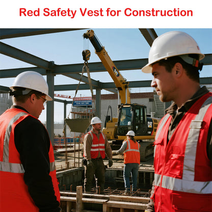 Reflective Safety Vest for Men Women Construction Vest ANSI Standard AP1