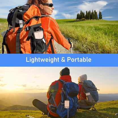 Blukar 116-LED Rechargeable Camping Lantern, Warm Gray