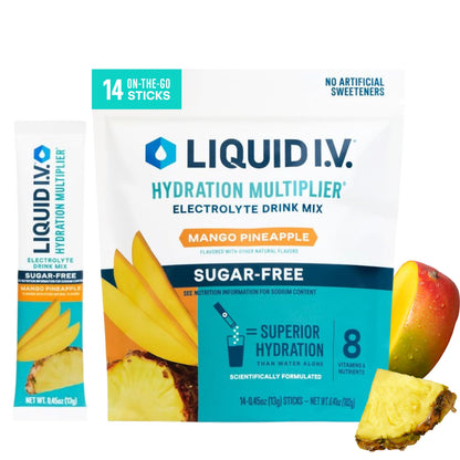 Liquid I.V. Sugar Free Electrolytes, Strawberry Watermelon, 14 Count