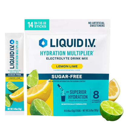 Liquid I.V. Sugar Free Electrolytes, Strawberry Watermelon, 14 Count