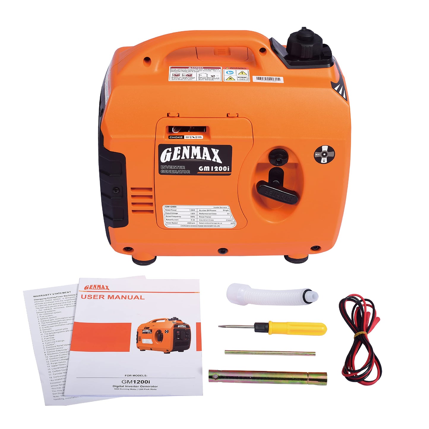 GENMAX Generator，EPA Compliant, Eco-Mode Feature, Ultra Lightweight for Backup Home Use & Camping