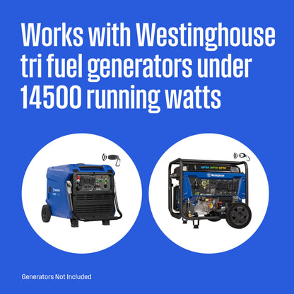Westinghouse 13500 Peak Watt Dual Fuel Home Backup Portable Generator, Remote Electric Start, Transfer Switch Ready, Gas and Propane Powered