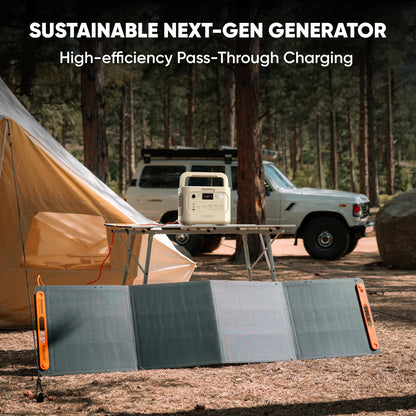 Jackery Explorer 1000 v2 Portable Power Station,1070Wh LiFePO4 Battery,1500W AC/100W USB-C Output, 1 Hr Fast Charge, Solar Generator for Camping,Emergency, RV, Off-Grid Living(Dune White)