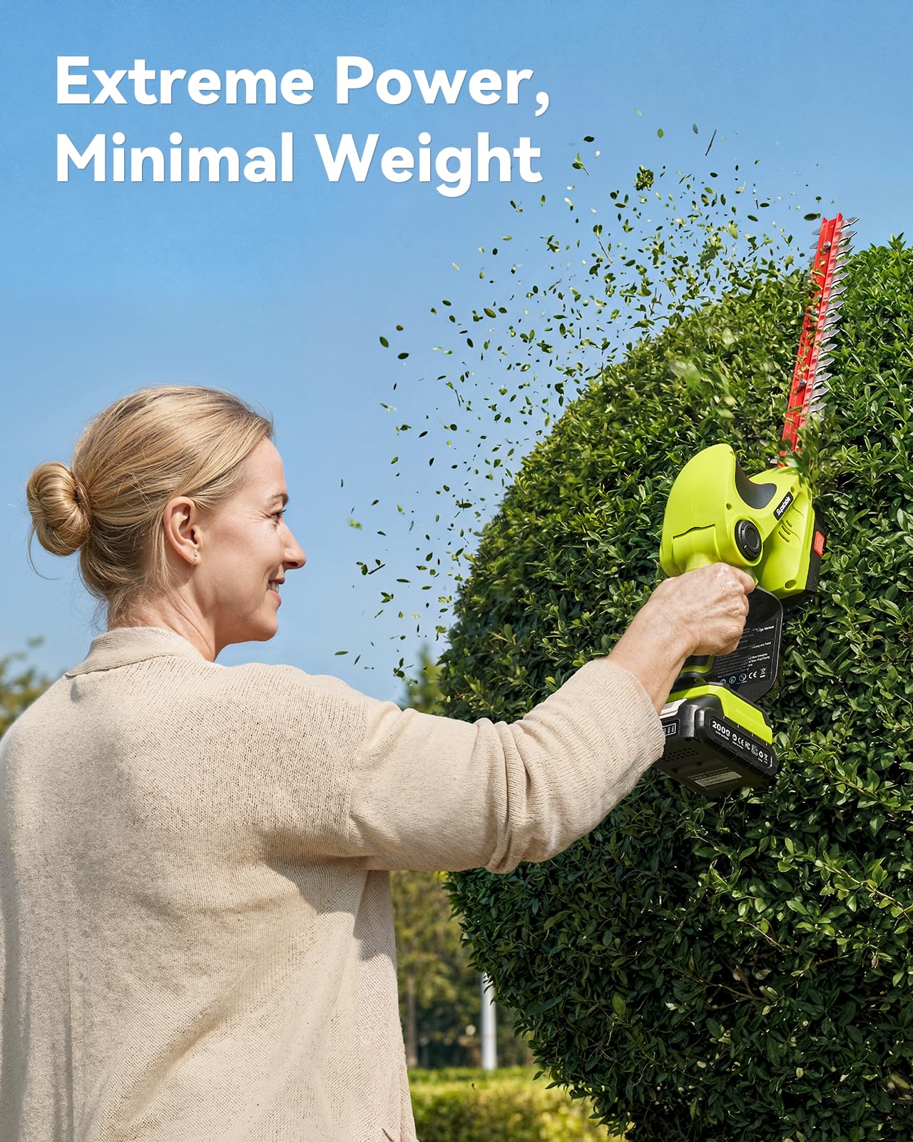 Mini Chainsaw Cordless, 8 Inch & 6 Inch Electric Chainsaw Battery Powered, 1000W Brushless Handheld Power Chain Saw with 2 Batteries, Small Tree Saw for Branch Trimming Wood Cutting