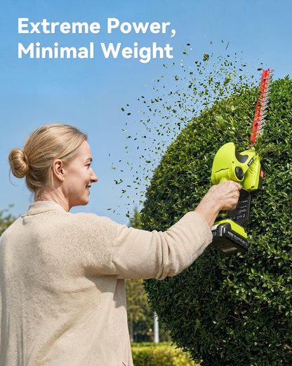 Mini Chainsaw Cordless, 8 Inch & 6 Inch Electric Chainsaw Battery Powered, 1000W Brushless Handheld Power Chain Saw with 2 Batteries, Small Tree Saw for Branch Trimming Wood Cutting