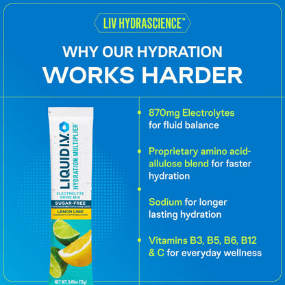 Liquid I.V. Sugar Free Electrolytes, Strawberry Watermelon, 14 Count