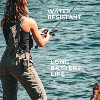Midland GXT1000X3VP4 GMRS Two-Way Radio (50-Channel, Long Range, 142 Privacy Codes, SOS, NOAA, Rechargeable Nickle Battery, Black/Silver, 3-Pack)