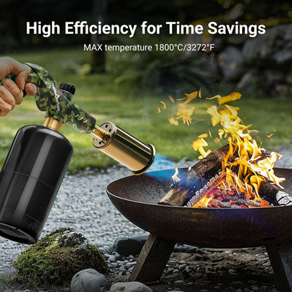 ThermoMaven Propane Torch Gun, One-Touch Max Fire Flame Thrower, Silver