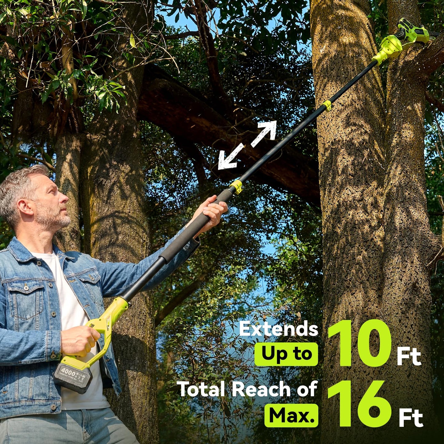 Mini Chainsaw Cordless, 8 Inch & 6 Inch Electric Chainsaw Battery Powered, 1000W Brushless Handheld Power Chain Saw with 2 Batteries, Small Tree Saw for Branch Trimming Wood Cutting