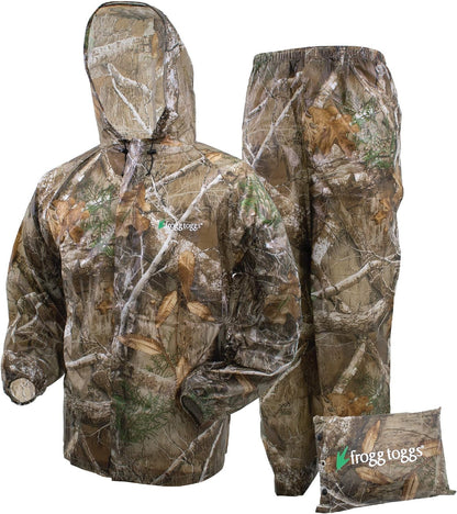 FROGG TOGGS Men’s Ultra-Lite2 Rain Suit, Waterproof Raincoat and Pant Set