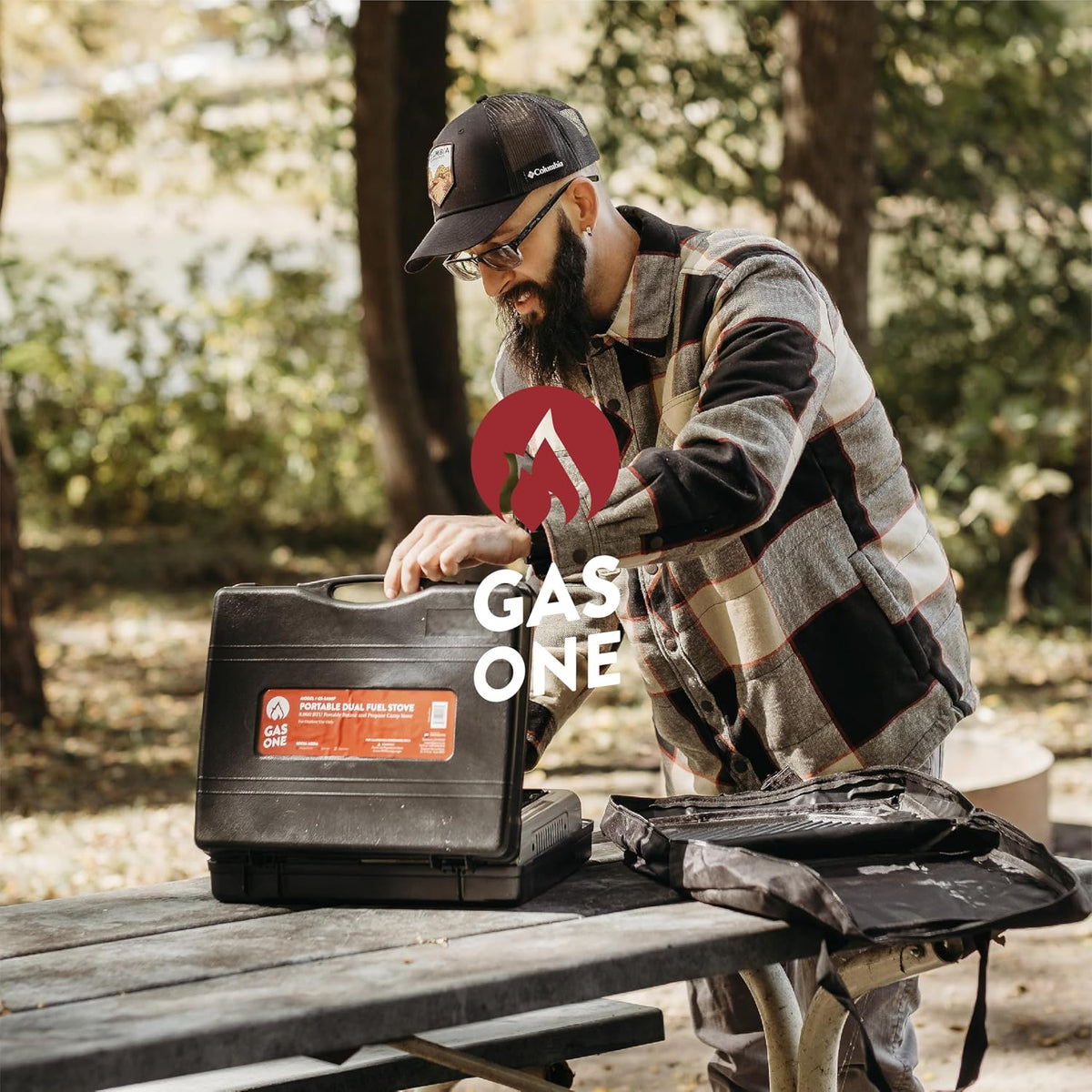 GasOne GS-3400P Dual-Fuel Propane/Butane Camping Stove with Carrying Case