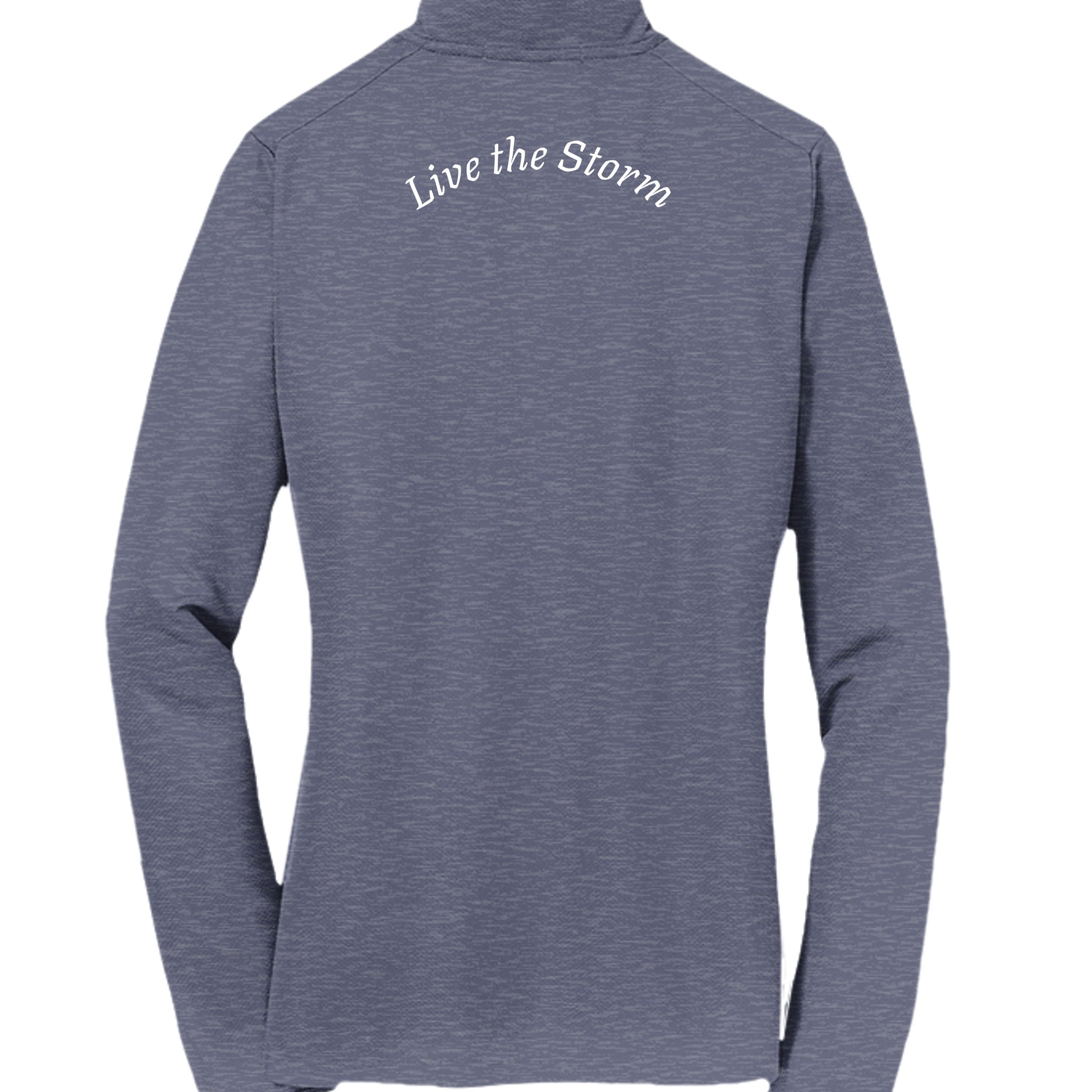 True Navy Hthr - LST407 - BACK